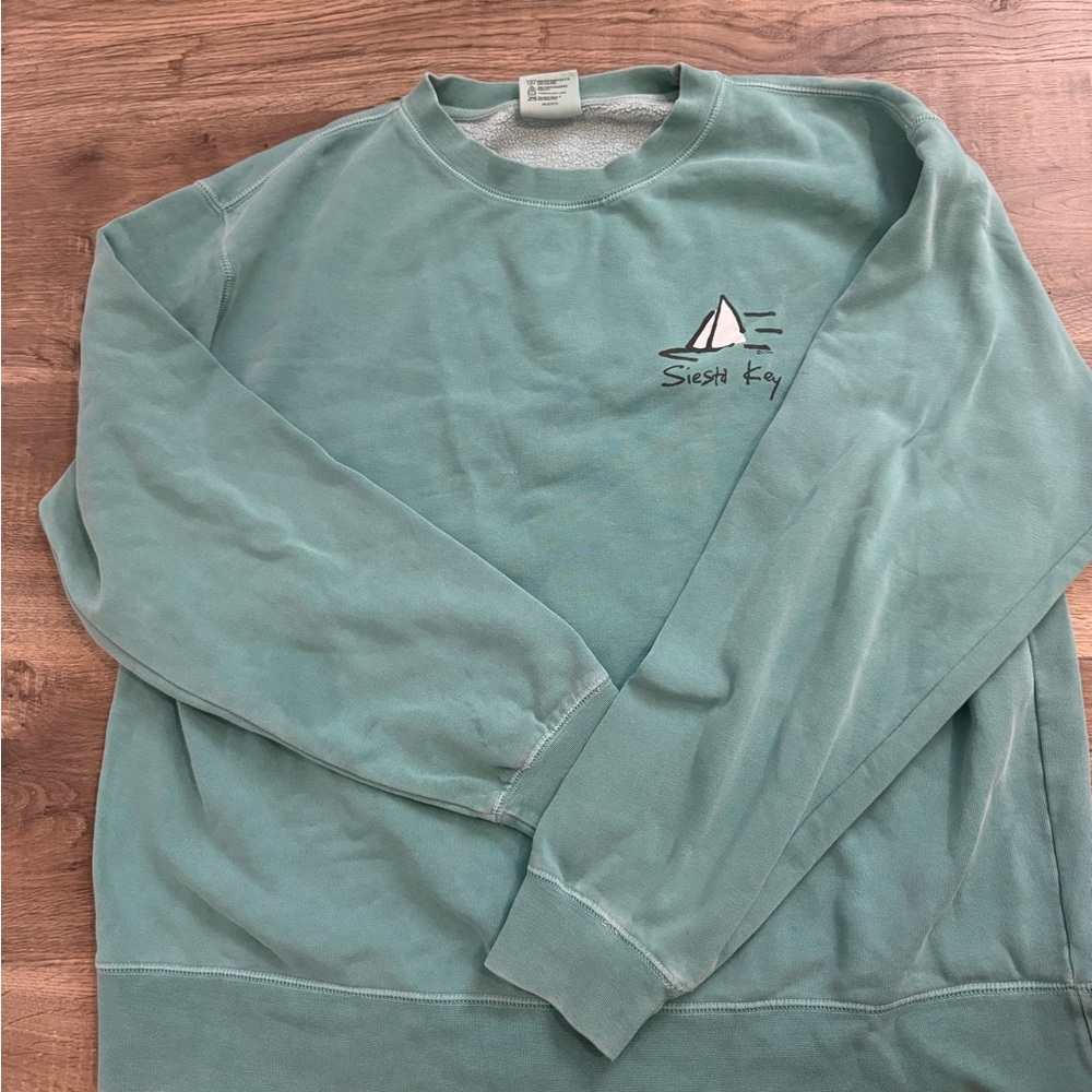 Comfort Colors Seafoam Crewneck Sweater